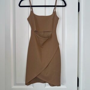 Nordstrom LuLus Brown Mini Dress